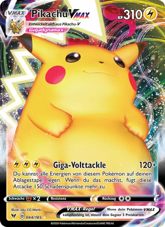 Pikachu VMAX 44 – Farbenschock