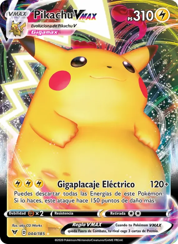 Pikachu VMAX 44 – Voltaje Vívido