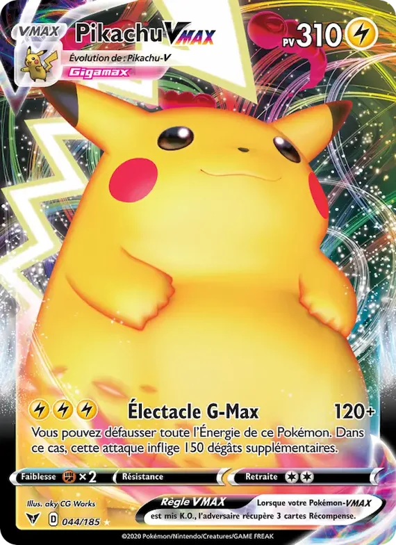 Pikachu VMAX 44 – Voltage Éclatant