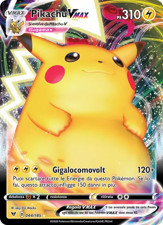 Pikachu VMAX 44 – Voltaggio Sfolgorante