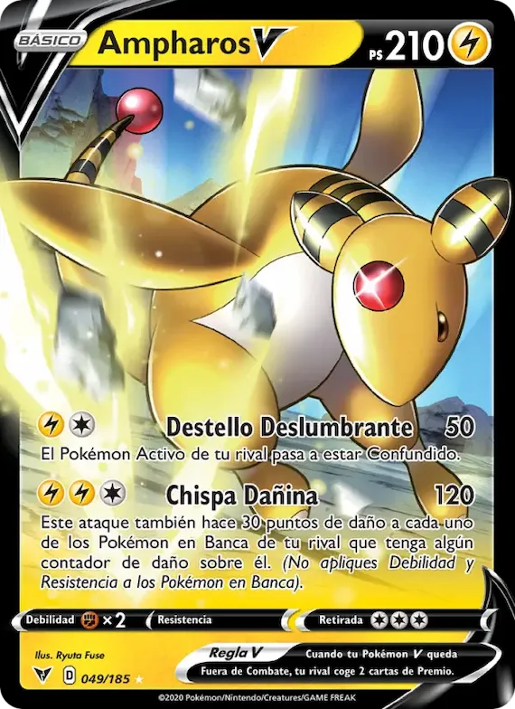 Ampharos V 49 – Voltaje Vívido