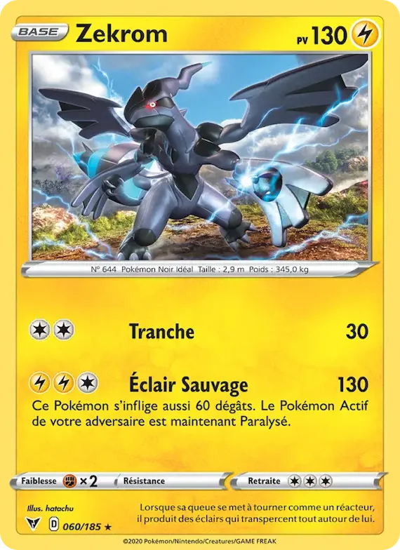 Zekrom 60 – Voltage Éclatant