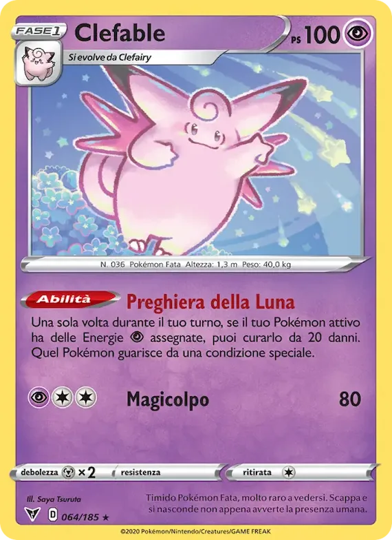 Clefable 64 – Voltaggio Sfolgorante