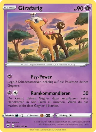 Girafarig Nr. 65 – Vivid Voltage
