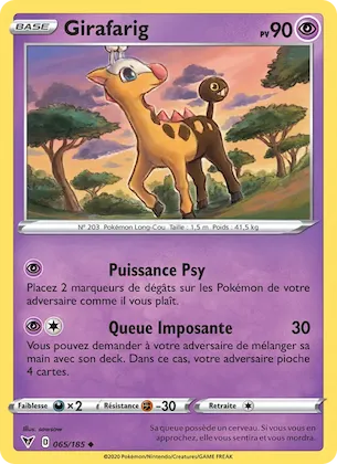Girafarig n° 65 – Voltage Éclatant