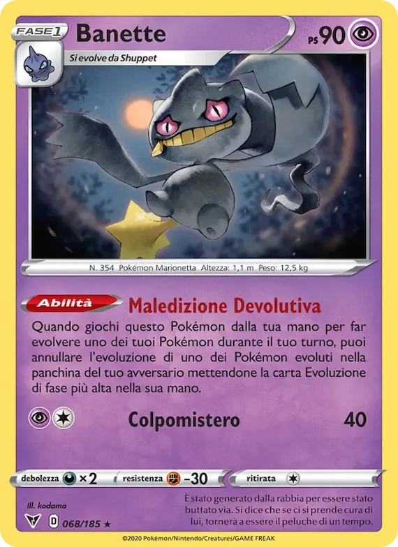 Banette 68 – Voltaggio Sfolgorante