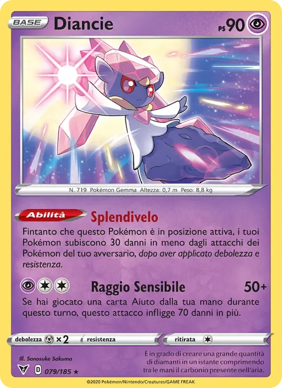 Diancie 79 – Voltaggio Sfolgorante