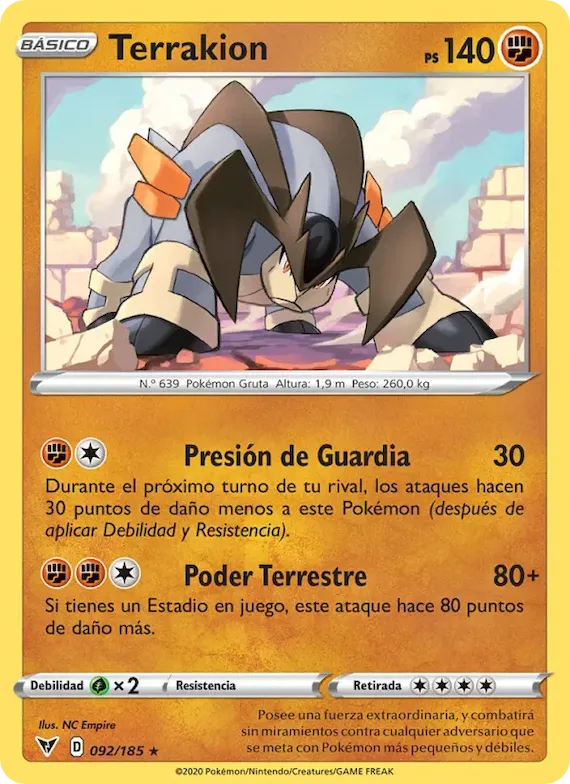 Terrakion 92 – Voltaje Vívido