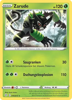 Zarude Nr. 16 – Shining Fates