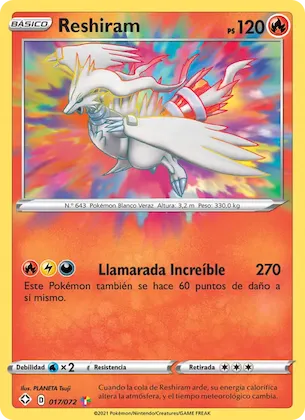 Reshiram 17 – Destinos Brillantes