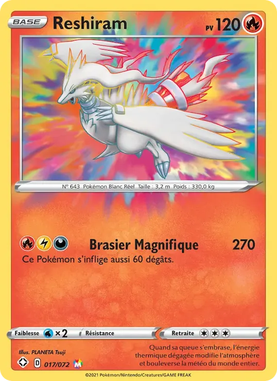 Reshiram 17 – Destinées Radieuses