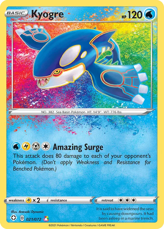 Kyogre #21 – Shining Fates