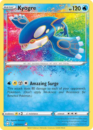 Kyogre #21 – Shining Fates