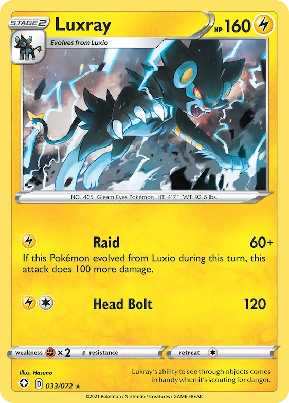 Luxray #33 – Shining Fates