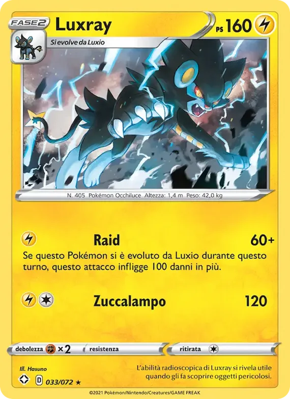 Luxray 33 – Destino Splendente