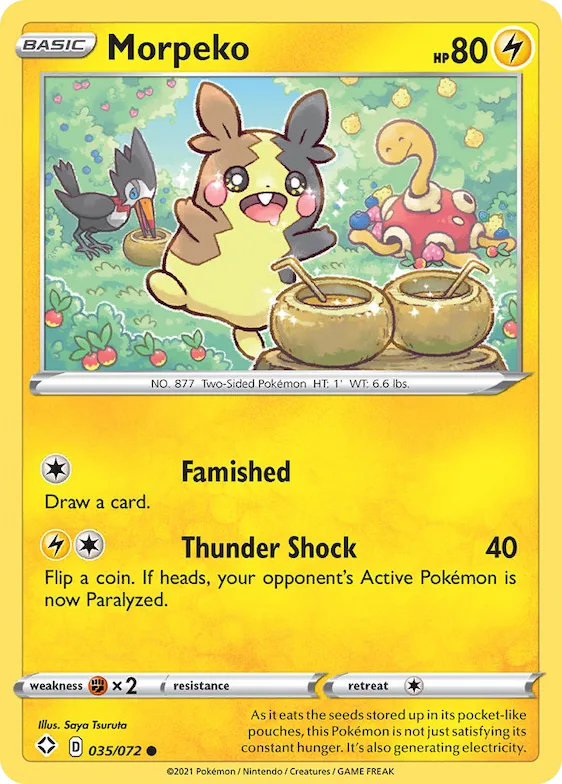 Morpeko #35 – Shining Fates