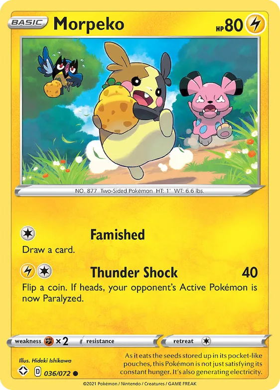 Morpeko #36 – Shining Fates