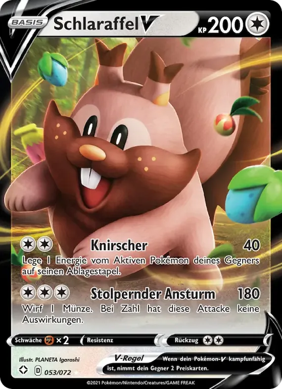 Schlaraffel V 53 – Glänzendes Schicksal
