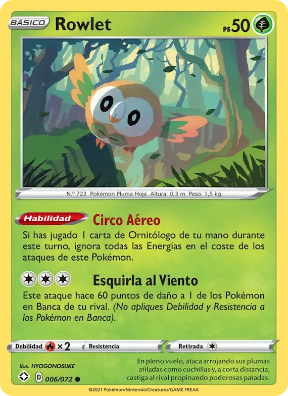 Rowlet 6 – Destinos Brillantes