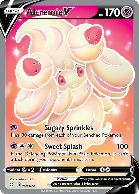 Alcremie V #64 – Shining Fates