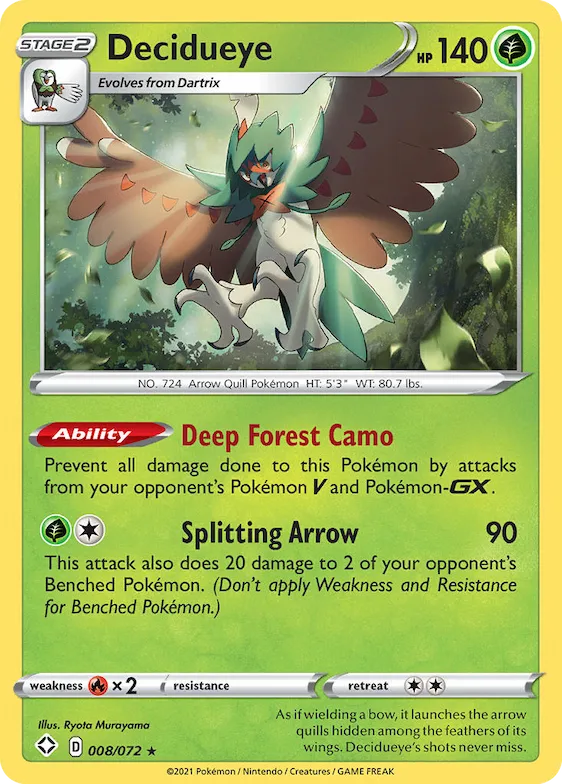 Decidueye #8 – Shining Fates
