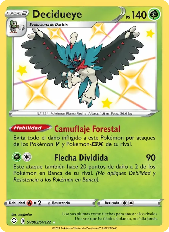 Decidueye SV003 – Destinos Brillantes Tesoro Brillante