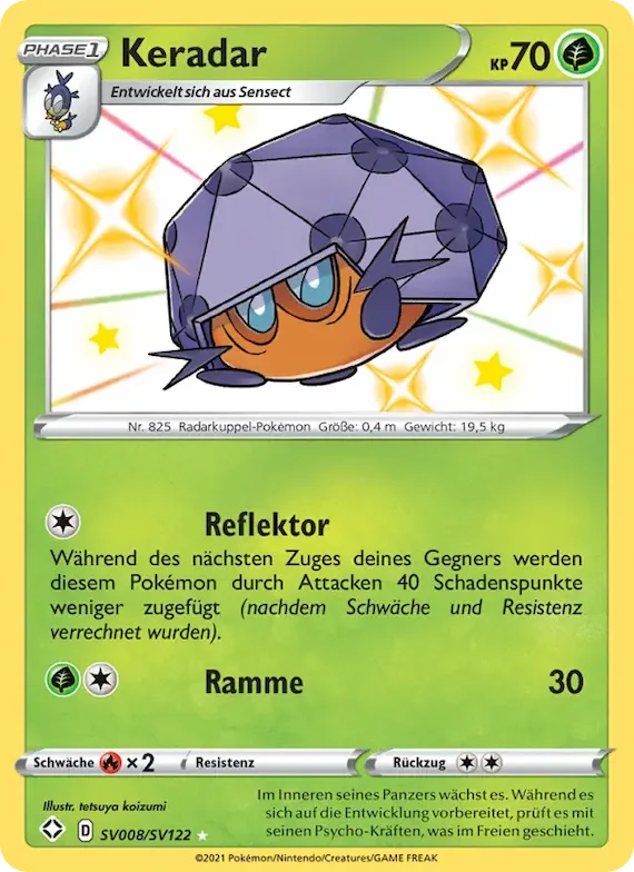 Keradar SV008 – Glänzendes Schicksal Glitzer-Tresor