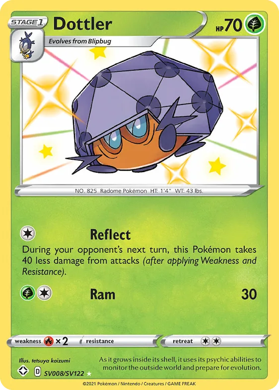 Dottler #SV008 – Shining Fates Shiny Vault
