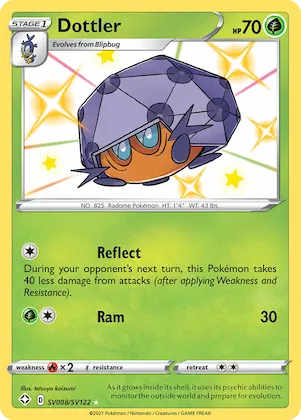 Dottler #SV008 – Shining Fates Shiny Vault