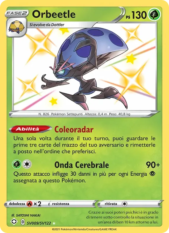 Orbeetle SV009 – Destino Splendente Tesoro Lucente