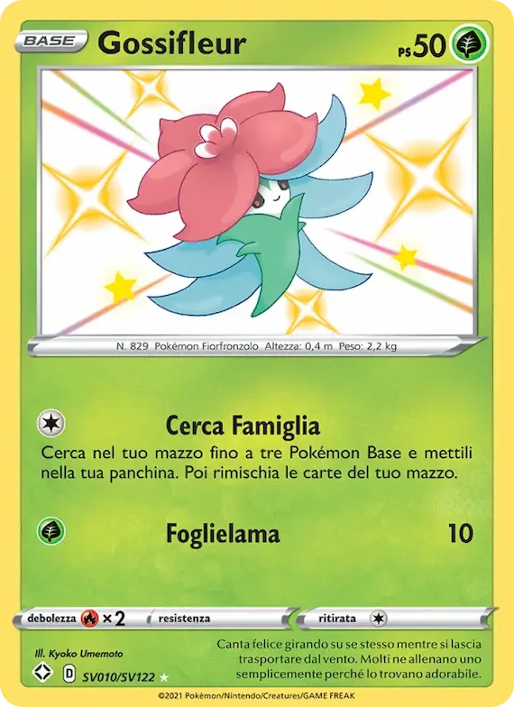 Gossifleur SV010 – Destino Splendente Tesoro Lucente