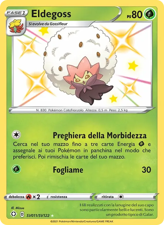 Eldegoss SV011 – Destino Splendente Tesoro Lucente
