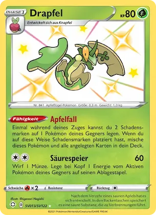 Drapfel Nr. SV013 – Glänzendes Schicksal Glitzer-Tresor