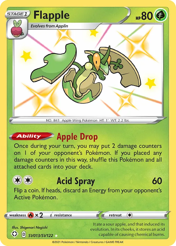 Flapple #SV013 – Shining Fates Shiny Vault
