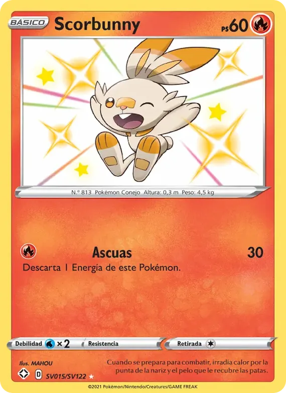 Scorbunny SV015 – Destinos Brillantes Tesoro Brillante