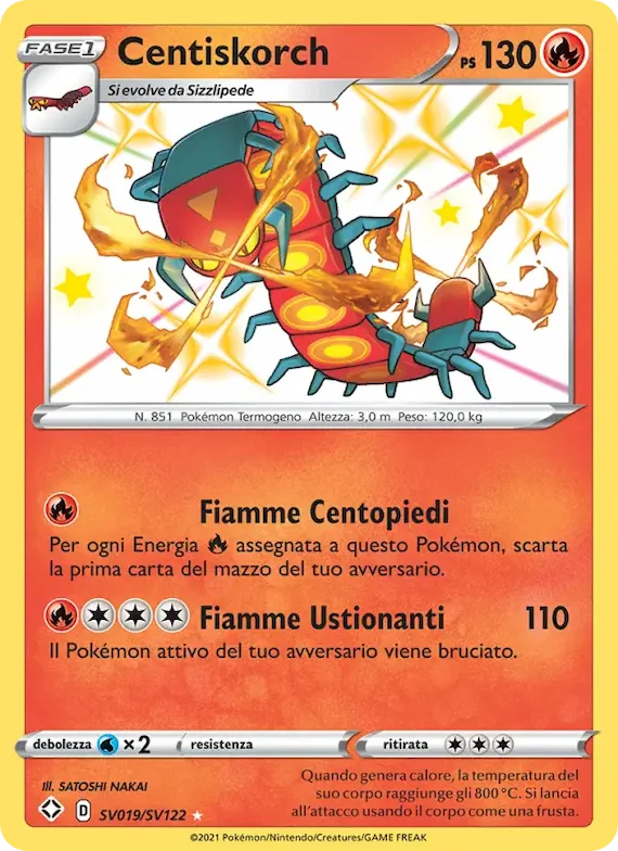Centiskorch SV019 – Destino Splendente Tesoro Lucente