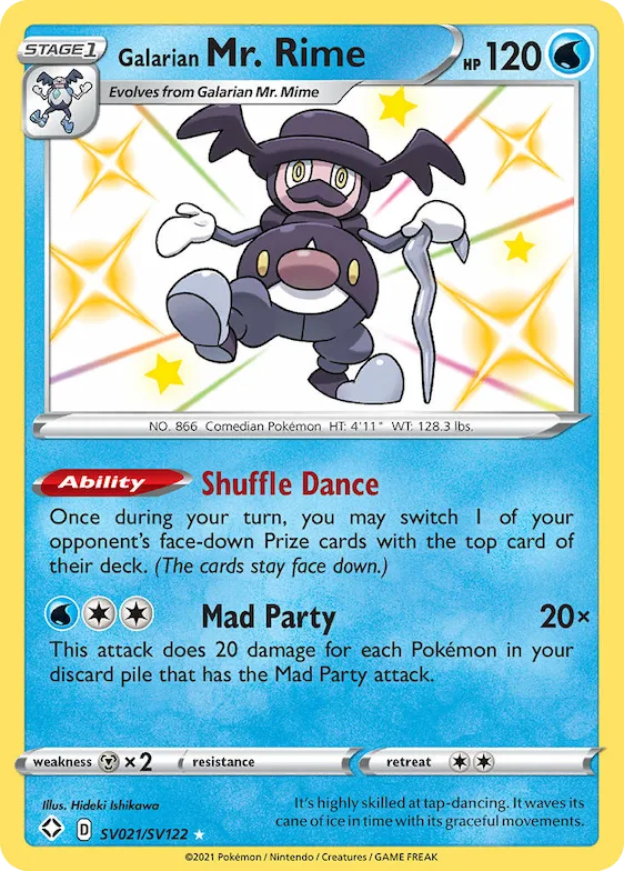 Galarian Mr. Rime #SV021 – Shining Fates Shiny Vault