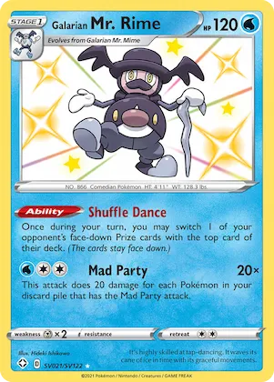 Galarian Mr. Rime #SV021 – Shining Fates Shiny Vault