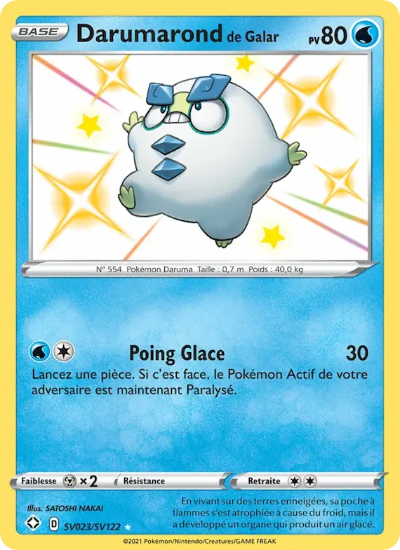 Darumarond de Galar SV023 – Destinées Radieuses Coffre Étincelant