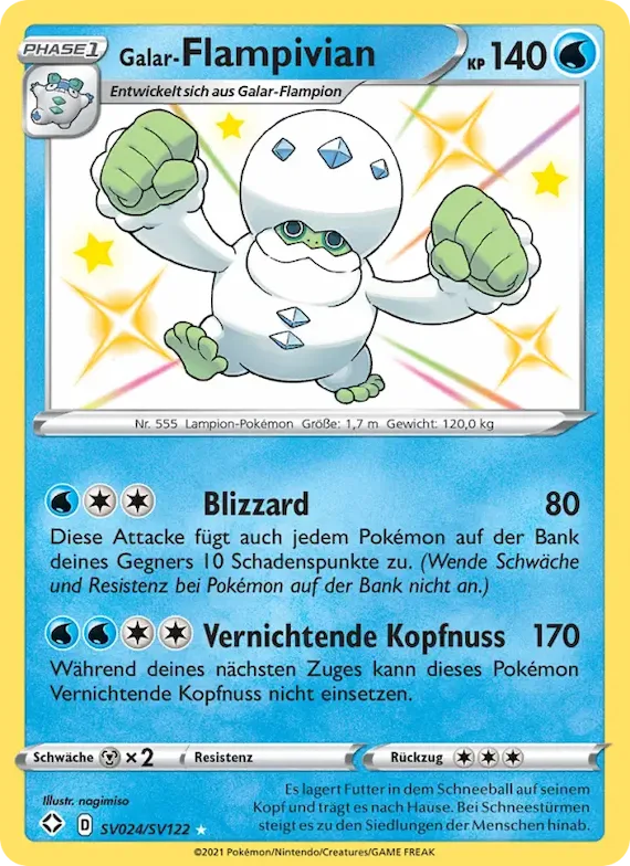 Galar-Flampivian SV024 – Glänzendes Schicksal Glitzer-Tresor
