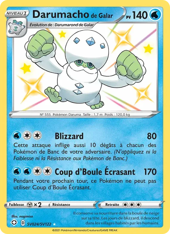 Darumacho de Galar SV024 – Destinées Radieuses Coffre Étincelant