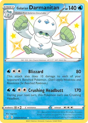 Galarian Darmanitan #SV024 – Shining Fates Shiny Vault