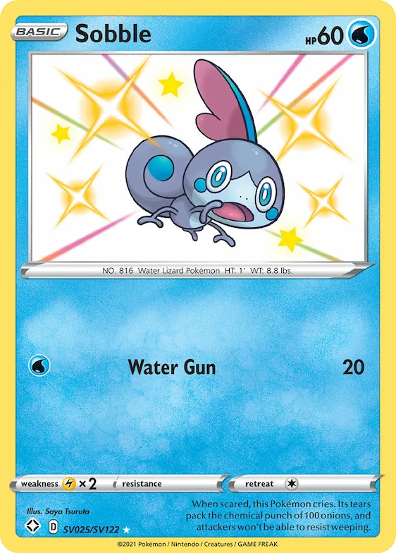 Sobble #SV025 – Shining Fates Shiny Vault