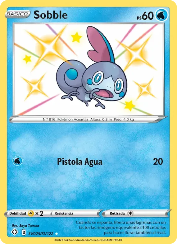 Sobble SV025 – Destinos Brillantes Tesoro Brillante