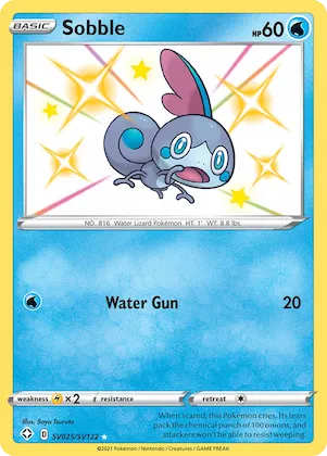 Sobble #SV025 – Shining Fates Shiny Vault