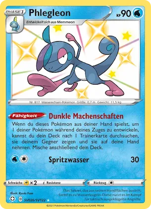 Phlegleon Nr. SV026 – Glänzendes Schicksal Glitzer-Tresor