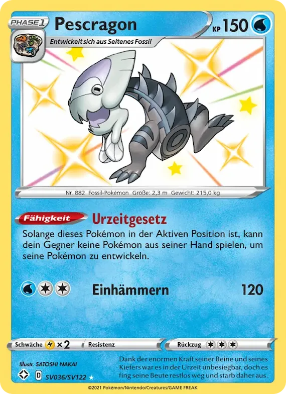 Pescragon SV036 – Glänzendes Schicksal Glitzer-Tresor