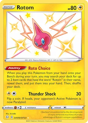 Rotom #SV038 – Shining Fates Shiny Vault