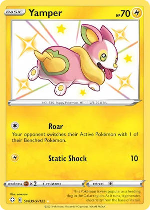 Yamper #SV039 – Shining Fates Shiny Vault