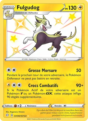 Fulgudog n° SV040 – Destinées Radieuses Coffre Étincelant